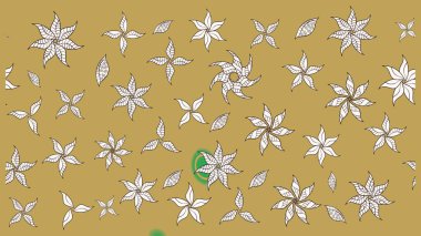 Küçük çiçekteki sevimli çiçek deseni. Raster illüstrasyonu. Tony 'nin kumaş kalıbını çiz. Modaya uygun kumaş deseni.