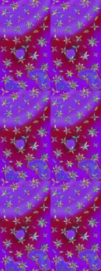 Eskiz Vintage Çiçek Deseni. Raster Kalça dokusu deseni.