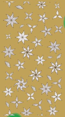 Tekstil tasarımı için sarı renkli geleneksel halk çiçekleri buketi. Üzerinde gelincikler ve vadi zambakları olan renkli çiçek desenli nakış..