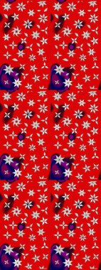 Raster düz çiçek çizim deseni. Hediye ambalaj kağıdı, tebrik kartları, posterler ve pankart tasarımı. Kırmızı renkte çiçekler.