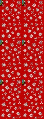 Küçük çiçekteki sevimli çiçek deseni. Kırmızı renkte çiçekler.