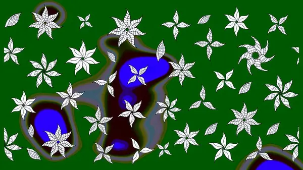 Güzel suluboya yaz çiçekleri deseni..