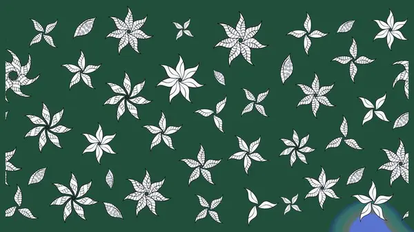 Sketch Floral Pattern in Raster illustration. Fancy fabric pattern. Colour Spring Theme sketch pattern Background. Flat Flower Elements Design.