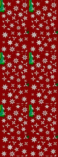 Şirin çiçekler. Çizgi çizimi kalıbı. Raster Moda kumaş deseni.