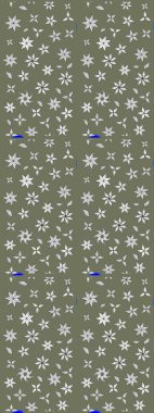 Küçük çaplı çiçeklerdeki basit şirin desenler. Tekstil veya kitap kapakları, imalat, duvar kağıtları, baskı, hediye paketi ve yapıştırma kitabı için çiçek eskizi geçmişi. Raster illüstrasyonu.