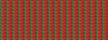 Küçük çiçekte güzel bir desen. Moda baskıları için zarif bir şablon. Küçük renkli çiçekler. Motley illüstrasyonu. Kırmızı çiçekli bahar çiçekleri.