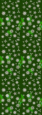 Çiçekler yeşile. Eskiz arkaplan modeli. Suluboya, elle çizilmiş. Raster stoku.