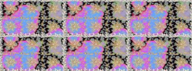 Gri ve altın desenli. Klasik raster şablonu. Tekrarlayan ögelerle kusursuz soyut arkaplan.