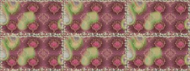 Raster illüstrasyonu. Çiçeksiz arka plan. Şatafatlı bahar bahçesi dokusu. Çiçek deseni.