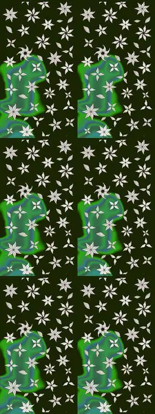 Fantezi çiçekli eskiz deseni, doğal duvar kağıdı, çiçek desenli kıvrım çizimi. Paisley el çizimi elementler. Ev dekoru.