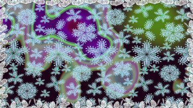 Kumaş, tekstil, duvar kağıdı baskısı için. Tomurcukları çiçek olan sevimli bir çiçek deseni. Raster. Eski usul. Kusursuz bir geçmişi var. Raster illüstrasyonu.