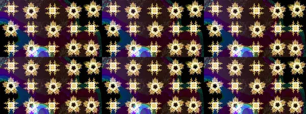 Renkli elementlerle Raster ilginç desen