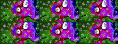 Çizgi çizimi kalıbı. Şirin çiçekler. Raster Moda kumaş deseni.