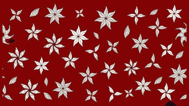 Küçük çiçekte güzel bir çiçek deseni var. Raster deseni. Çiçekli çiçek deseni, suluboya..