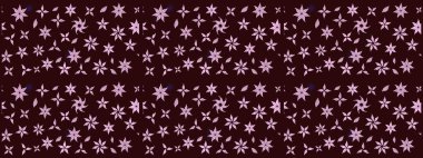 Kahverengi renkli çiçekler. Düz Çiçek Elementleri Tasarımı. Raster illüstrasyonundaki çiçek desenli çizim. Renkli Bahar Teması çizim şablonu.