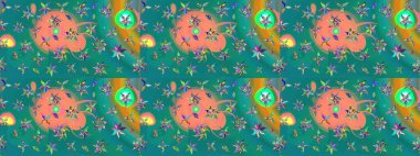 Zarif, parlak ve mavi çiçek desenli tasarım. Sabıka baskıları, bebek kıyafetleri, duvar kâğıtları, paket kutuları vb..