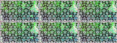 Gri renkli şirin çiçek deseni. Düz Çiçek Elementleri Tasarımı. Renkli Bahar Temalı Kusursuz Arkaplan. Raster Modaya uygun kumaş deseni.