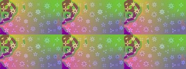 Tropik çiçek desenleri. Raster illüstrasyonu. Tarafsız renklerde çiçekler.