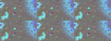 Gri renkli çiçekler. Nazik, narin çiçek arkaplanı. Raster çiçek desenli ve çiçekli..