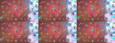 Suluboya çizim kalıbı. Çiçekler suluboya tarzında kahverengi renkte. Çiçek izi.