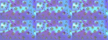 Mor renkli çiçekli çiçek deseni çiz. Suluboya tarzında mor renkte çiçekler.