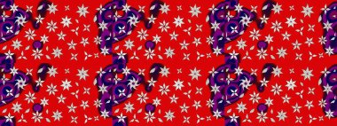 Kızılderili desenli desenli desenli şal deseni. Etnik Mandala süsü. Raster Henna dövme stili. Tekstil, tebrik kartı, boyama kitabı, telefon kılıfı baskısı için kullanılabilir.