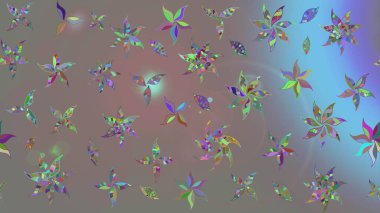 Bahar mevsimi. Tatil havası. Nazik romantik baskı. Raster güzel bir çiçek deseni çiziyor..