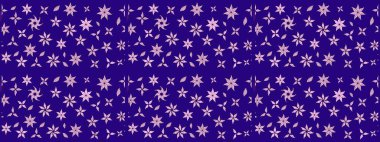 Çiçek tasarımı için inanılmaz bir kolaj cenneti tarzı. Çiçekli zambakların eskiz geçmişi. Parlak çiçekli kolaj çiçekleri mavi.