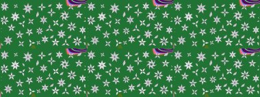 Yapraklı çizim şekli. Şirin, zarif çiçekler Raster illüstrasyonu. Poster ya da kapak için arka plan. Tekstil için figür. Davetiye ve kartpostal tasarımı için dekoratif çiçek unsurları.