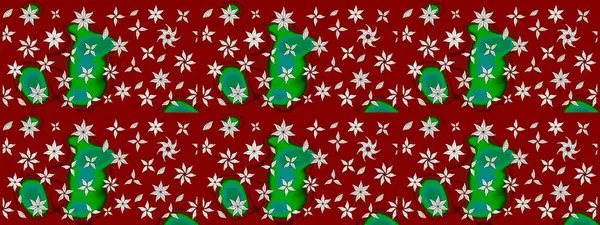 Çiçekler suluboya eskiz deseni. Raster Stili kumaş deseni.