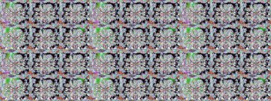 Modaya uygun kumaş deseni. Kusursuz Tony kumaş deseni. Küçük çiçekteki sevimli çiçek deseni. Raster illüstrasyonu.