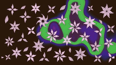 Raster illüstrasyonu. Doğum günü kartı ya da düğün davetiyesi. Çiçek arkaplan. Çiçekli tebrik kartı. Suluboya çiçek buketi. Kahverengi renklerde.