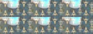 Raster nötr, gri ve kahverengi kar tanelerinden izole edilmiş. Renkli kar taneleri Raster çizimi. Güzel kış süsleri..