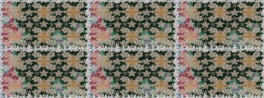 3 boyutlu çiçekler, pürüzsüz. Raster illüstrasyonu. Gri renklerde.