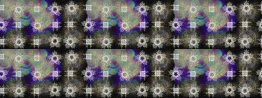 Raster resim. Raster kar taneleri desen. Renkli arka plan üzerinde raster sevimli kar taneleri.