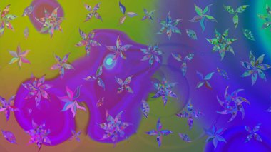 Yatak çarşafları, ceket, paket tasarımı, kumaş ve moda kavramları için tekstil baskısı. Çiçekleri, deniz kabukları, mandalaları ve suluboya efektleriyle donanma geçmişi. Çizim kalıbı etnik tasarım.