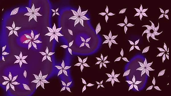 Kıvırcık, parlak örgü. Çiçek çelengi. Güzel, parlak, pürüzsüz kumaş, tuval. Eski moda arka plan. Desen, çizim, çiçek sınırı. Raster illüstrasyonu.