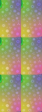 Güzel suluboya yaz çiçekleri deseni..