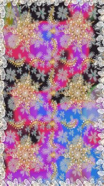 Klasik klasik klasik arka plan. Klasik raster sarısı, kusursuz desen. Tarafsız renklerde, altın elementlerle kusursuz desen. Geleneksel oryantasyon süsü.