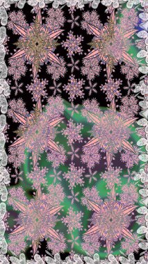 Düz Çiçek Elementleri Tasarımı. Renkli Bahar Temalı Kusursuz Arkaplan. Raster illüstrasyonu. Çiçekli, suluboya desenli kusursuz çiçek deseni. Tarafsız renklerde çiçekler.