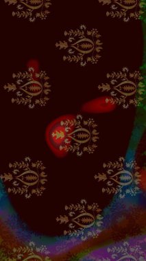 Süslü zentangle çizim dokusu, soyut çiçeklerle süslenmiş. Çiçek deseni duvar kağıdı, desen dolguları ve web sayfası arka planı için kullanılabilir. Şekillendirilmiş çiçekli çizim deseni.