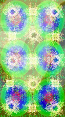 Raster illüstrasyonu. Raster Noel soyut renkli arka plan ve tatlı kar tanesi. Kış soyut geçmişi. Kar taneli Noel arkaplanı.