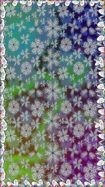 Gri renklerde. Anti-stres için soyut örnek sayfası. Raster illüstrasyonu.