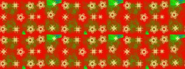 Karla süslenmiş Noel kar taneleri. Raster illüstrasyonu. Noel şenliği arka planı.