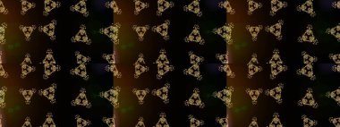 Çiçek desenli çizim. Raster illüstrasyonu. Raster illüstrasyonu. Siyah, kahverengi ve gri renkte çiçekler. Asya tekstil tarzında.