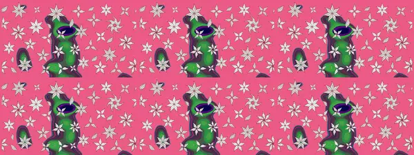 Küçük çiçekteki sevimli çiçek deseni. Raster illüstrasyonu. Tony 'nin kumaş kalıbını çiz. Modaya uygun kumaş deseni.