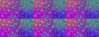 Tekstil, kumaş, kapaklar, duvar kağıtları, baskı, naylon, koleksiyon defteri, örgü, dekupaj için güzel bir eskiz. Küçük menekşe çiçekleri içinde oldukça eski bir besin torbası deseni.