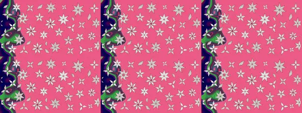 Çiçekli el çizimi çizimi deseni. Modern, pembe raster arka plan duvar kağıdı çizimi, klasik çizgili, desenli desenli çiçekler, çiçekli süsler..