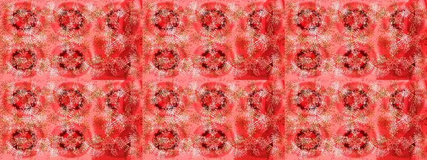 Renkli elementlerle Raster ilginç desen