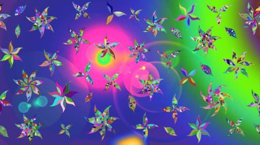 Organik motif arka planı. Ultraviyole kumaş deseni. Çizim kalıbı. Raster illüstrasyonu.